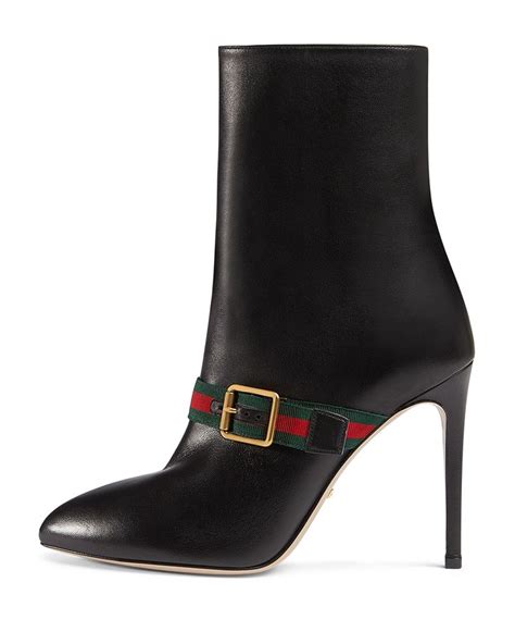 gucci sylvie stripe boot|gucci boots customer service.